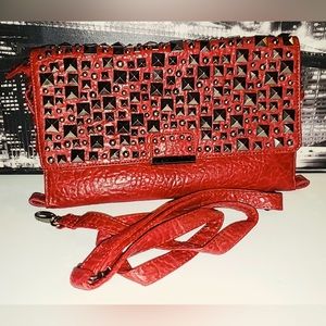 Rare Vintage Studded Women Crossbody/Wristlet